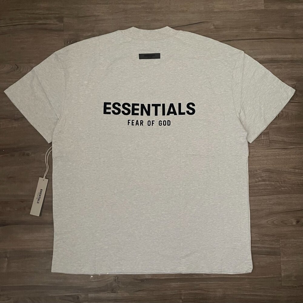 NEW Fear of God Essentials T-shirt Light Oatmeal XL